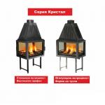 Централна камина с четири лица Кристал 10 kW