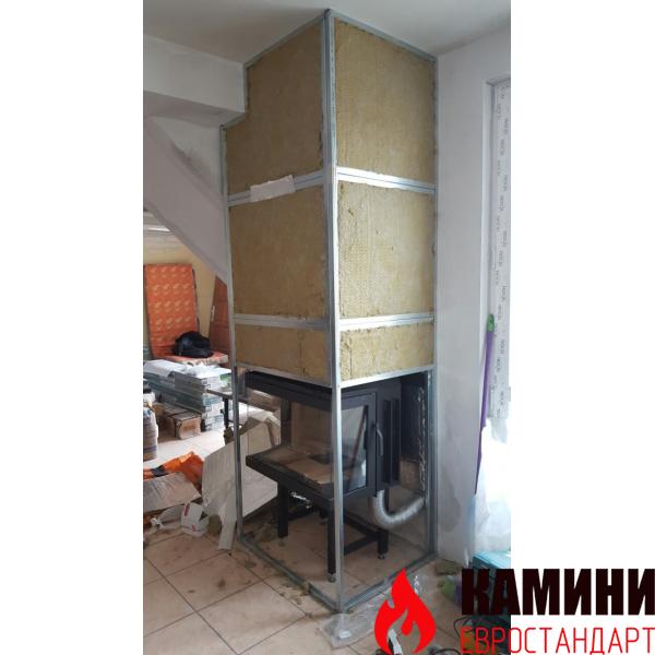 Монтаж на камина с три лица 15 kW Монтаж на камина с три лица 15 kW